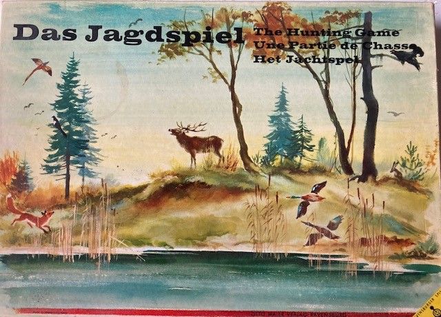 -Das Jagdspiel
-The Huntinggame
-Ravensburger-spiel
-Origineel, eind jaren 60
-Compleet met instructie
-Puur nostalgie