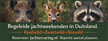 Begeleide jachtweekenden in Duitsland. Reserveer via www.jachtervaring.nl Beperkt aantal plaatsen